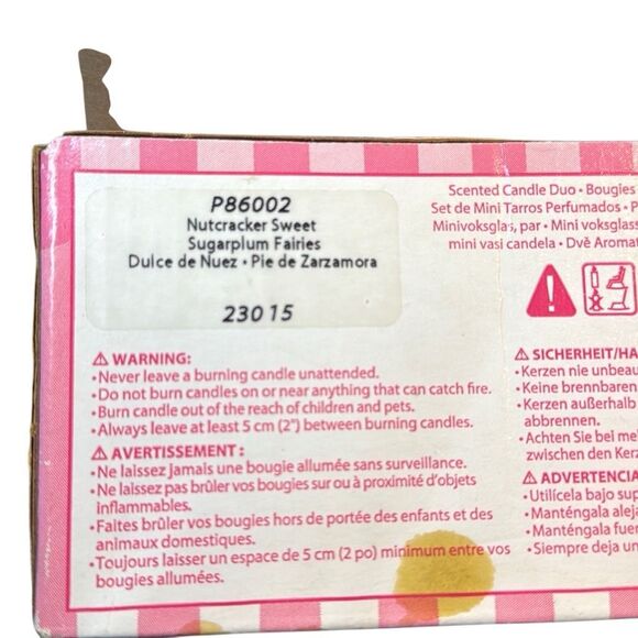 Just Desserts By Partylite Nutcracker Sweet Sugarplum Fairies Scented Candles - Picture 12 of 14